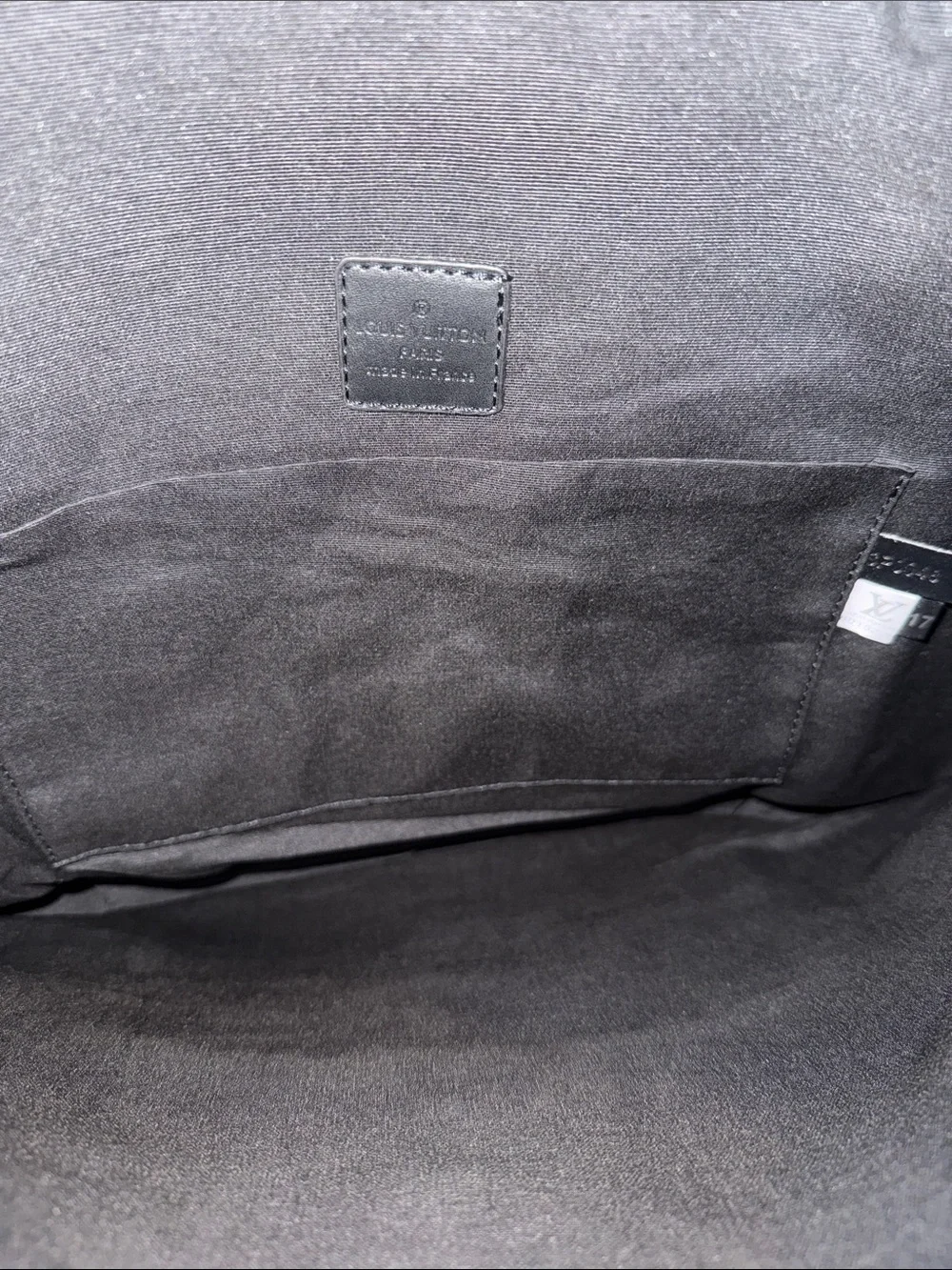 Luxury Designer Louis Vuitton M23127 Montsouris Backpack Black Monogram Leather